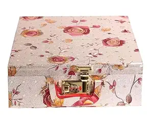 Velvet Bangle Box for Women Jewellery Storage Organizer with Compartments | Bridal Bangle Case for Wedding & Travel | Traditional Indian Bangle Holder Box(4 rod )